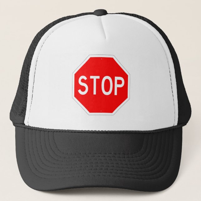SIGNE STOP TRÈS AMUSANT Casquette (Devant)