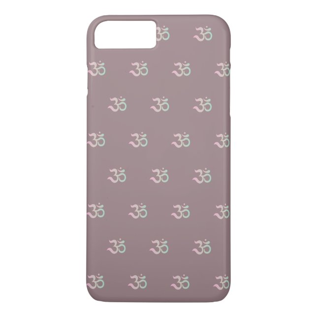 signe Zen Om motif coque iphone rose pâle (Dos)