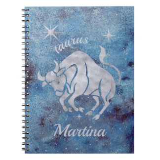 SIGNE Zodiaque Taurus Carnet Spiral