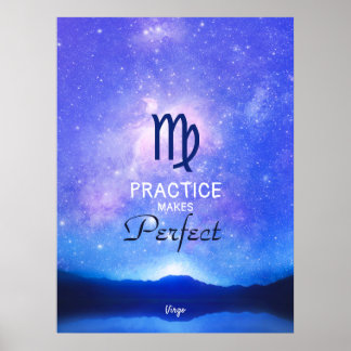 SIGNE Zodiaque Virgo Dreamstar Sky Citation Poster