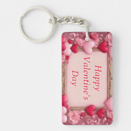 Signer votre nom Valentine's Day Porte - clé cadea