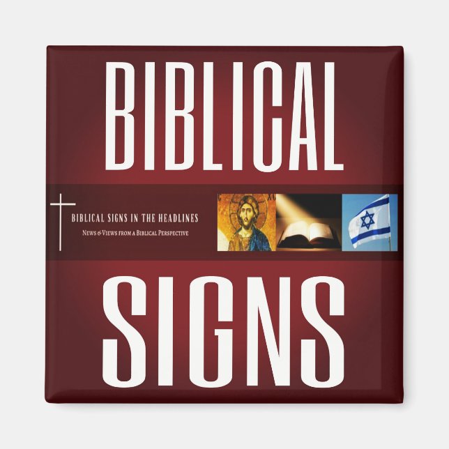 Signes bibliques 2018 Magnet du logo (Devant)