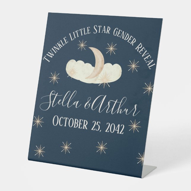 Signes de fête Twinkle Little Star - Genre céleste (Recto)