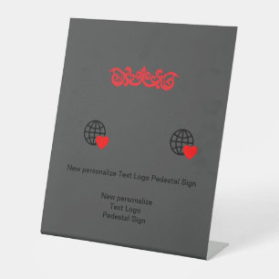 Signes de piédestal personnalisés pour les Mariage