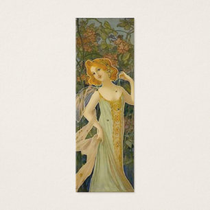 Signet Art nouveau femme