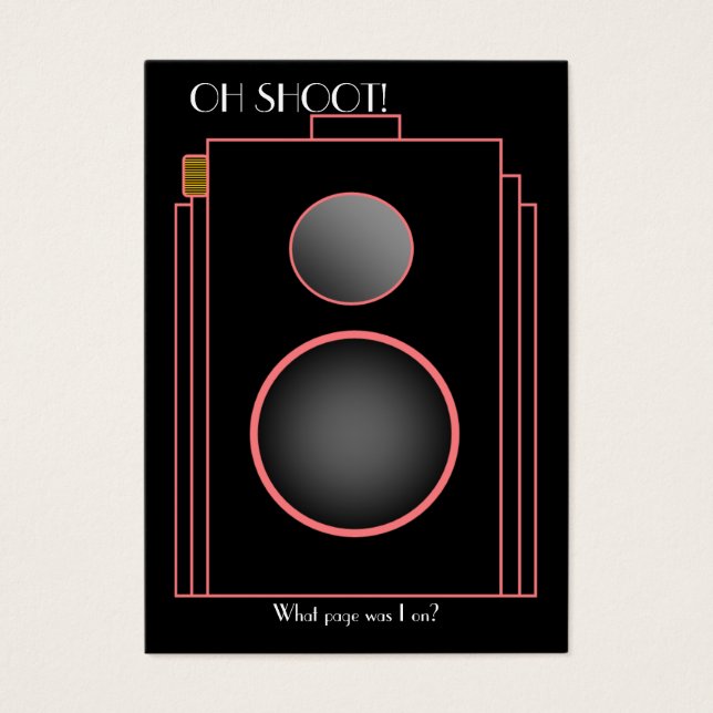 Signet de caméra déco (Paris) (Devant)