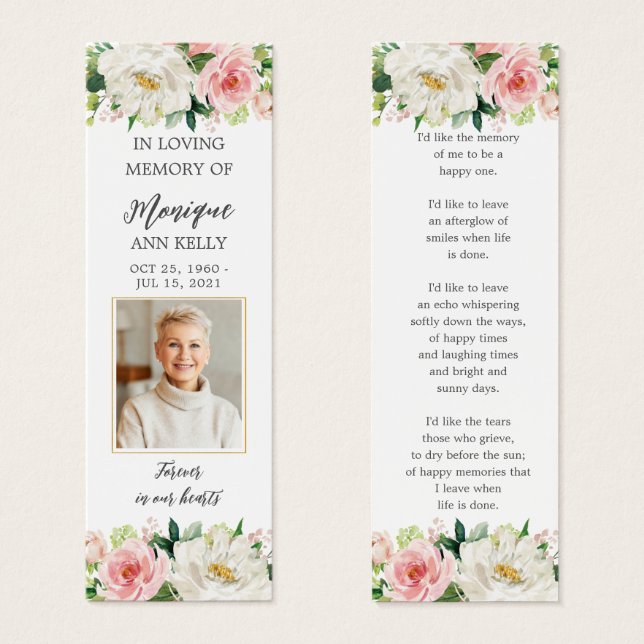 Signet du mémorial de la floraison rose (Devant & derrière)