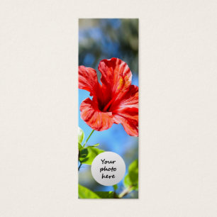 Signet personnalisé à l'Hibiscus rouge