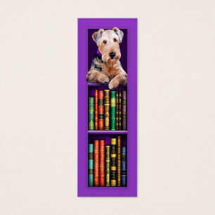 Signet pourpre Airedale Terrier