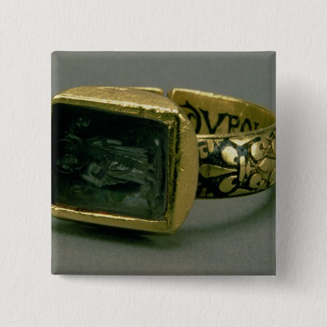 Signet Ring von König Louis IX von Frankreich (St. Button (Vorderseite)