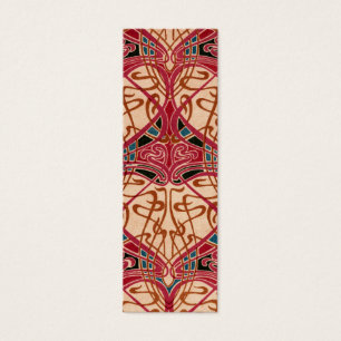 Signet rouge vintage de conception