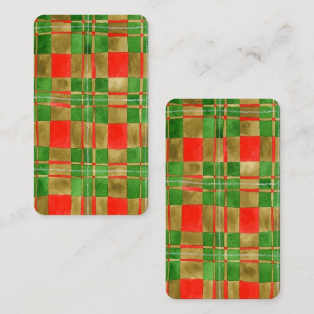 SIGNET TARTAN GREGOR MAC - Carte 3.5x2 (Devant / Derrière)