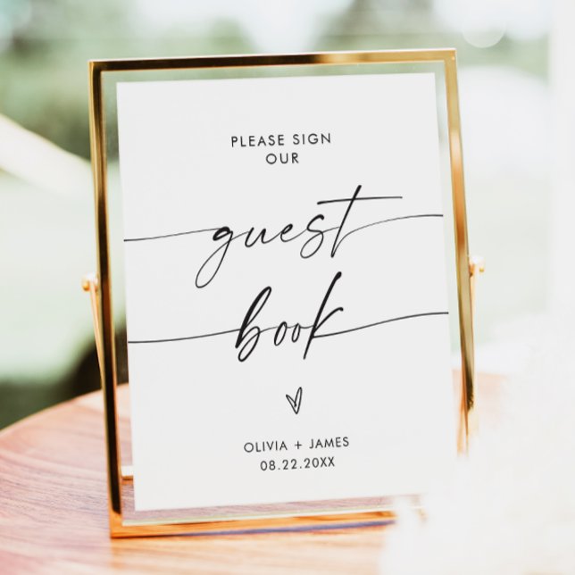 Signez Notre Guestbook Signe, Mariage Livre d'or S (Créateur téléchargé)