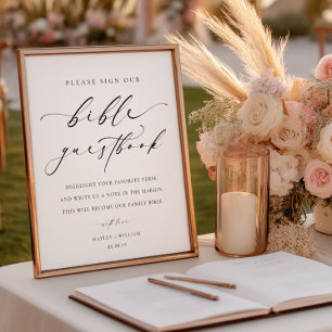 Signez Notre Mariage biblique Livre d'or