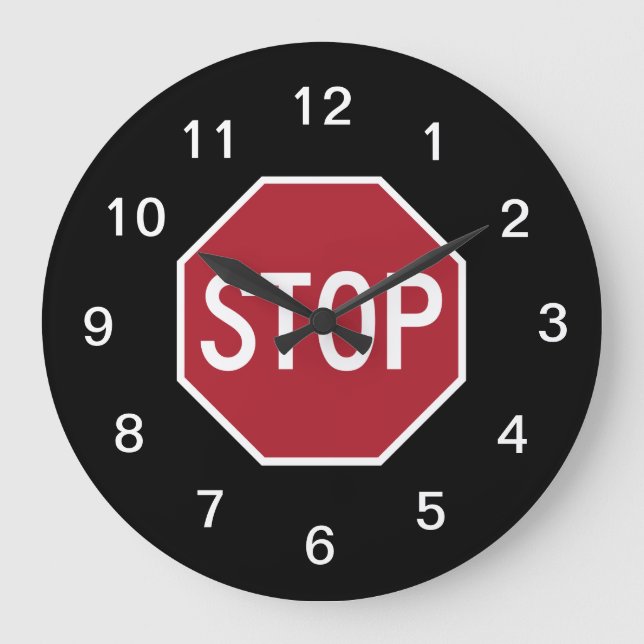 Signieren der Wall-Uhr Große Wanduhr (Vorderseite)