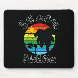 Signieren von ASL Signature Language Clothes Beach Mousepad