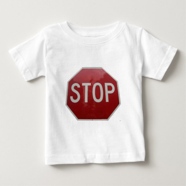 Signierung beenden baby t-shirt (Vorderseite)