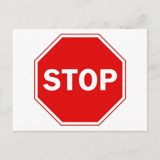 Signierung beenden postkarte