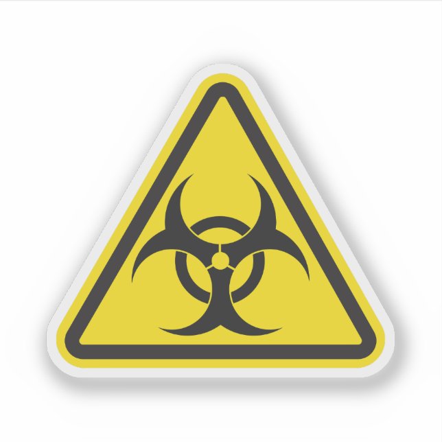 Signierung der Biogefährdung Aufkleber (Vorderseite)