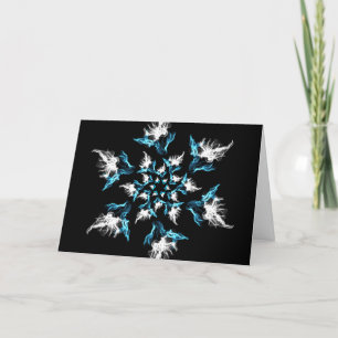 Signification de Starburst de carte de vacances de