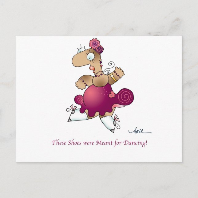 SIGNIFIE POUR DANSER ! Carte postale par April McC (Devant)