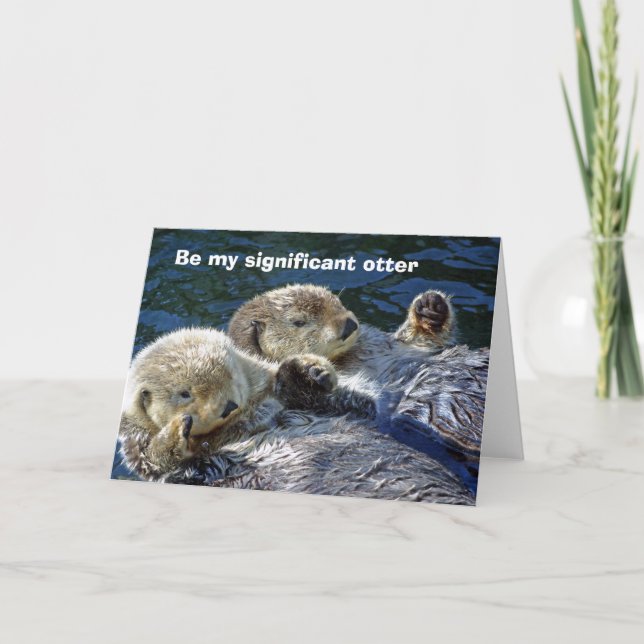 Signifikante Otterkarte Karte (Vorderseite)