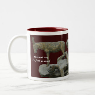 Signifikanz suchen zweifarbige tasse