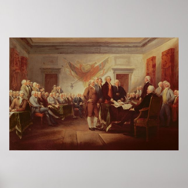 Signing the Declaration of Independence Poster (Vorne)