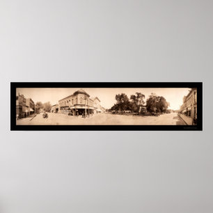 Sigourney Iowa Foto 1908 Poster