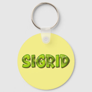 Sigrid Name Kiwi Design Schlüsselger Schlüsselanhänger