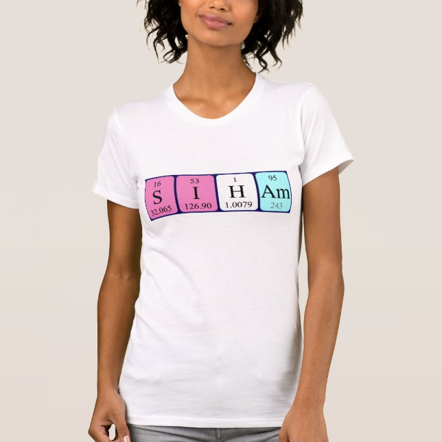 Siham Periodenname Shirt (Vorderseite)