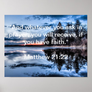 SIIE Matthew 21:22 Poster