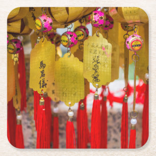 Sik Sik Yuen Wong Tai Sin Tempel Rechteckiger Pappuntersetzer