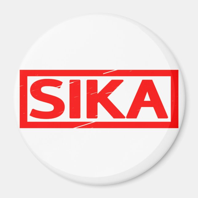 Sika-Briefmarke Magnet (Vorne)