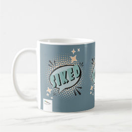 SIKED Comic Speech Bubble Meme Funny Green Kaffeetasse