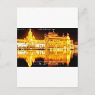 Sikh Der Goldene Tempel in Indien Geschenke & T-Sh Postkarte