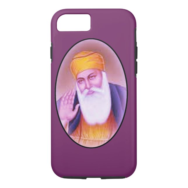 Sikh Guru Nanak Dev Apple iPhone Hard Case Design (Rückseite)