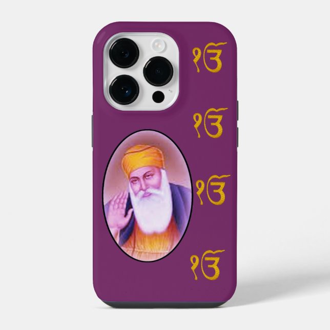 Sikh Guru Nanak Dev Iphone 14 Pro Hülle (Rückseite)