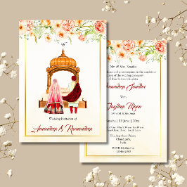 Sikh Hochzeit Einladung Punjabi Hochzeit Einladung