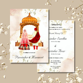 Sikh Hochzeit Einladung Sikh Hochzeitskarten