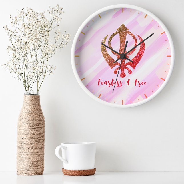 Sikh Khanda "Fearless & Free" Uhr (Von Creator hochgeladen)