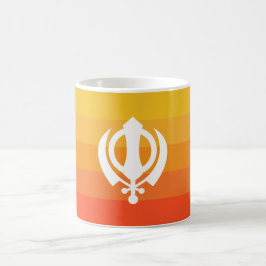 Sikh Khanda Symbol Cha Tasse