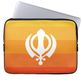 Sikh Khanda Symbol Laptop Sleeve