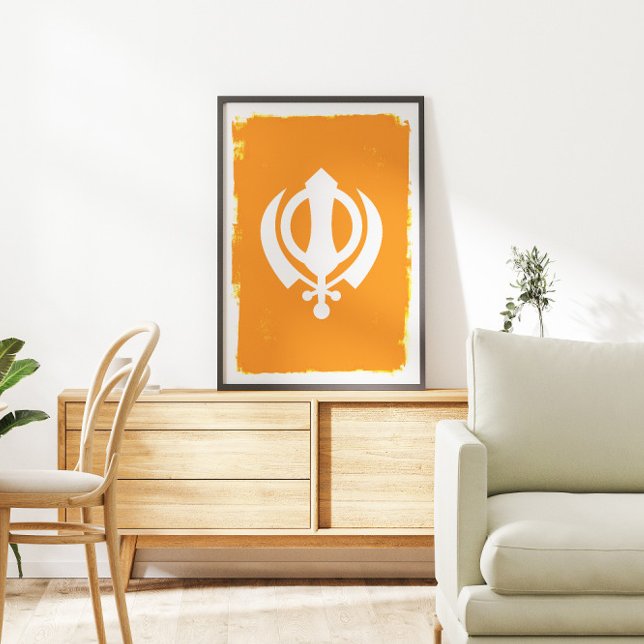 Sikh Khanda Symbol Poster (Von Creator hochgeladen)