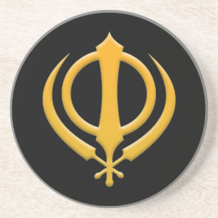 Sikh Khanda Untersetzer