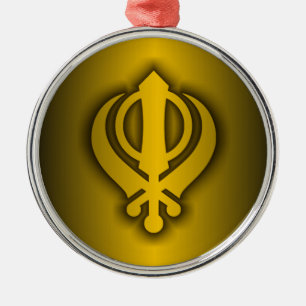 Sikh Silbernes Ornament