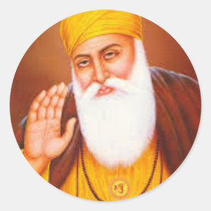 Sikh Symbol/Art Runder Aufkleber