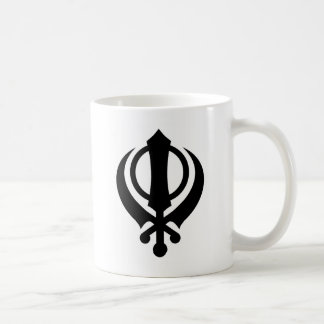 SikhKhanda Schwarzes Kaffeetasse