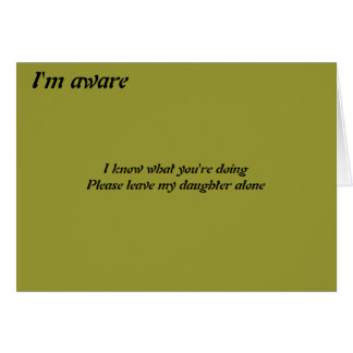 S'il vous plaît, laissez ma fille seule