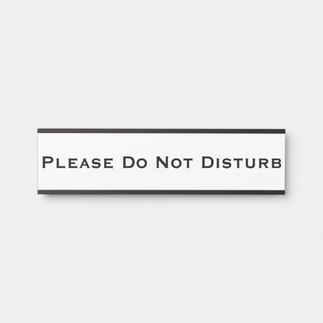 S'Il Vous Plaît Ne Pas Disturber Plaque amovible S (Devant)